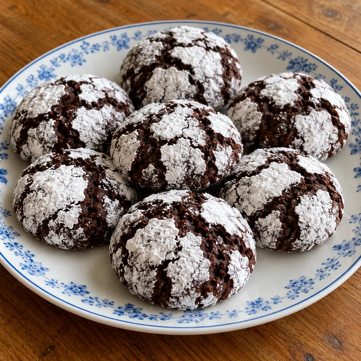 Chocolate Crinkle Cookies