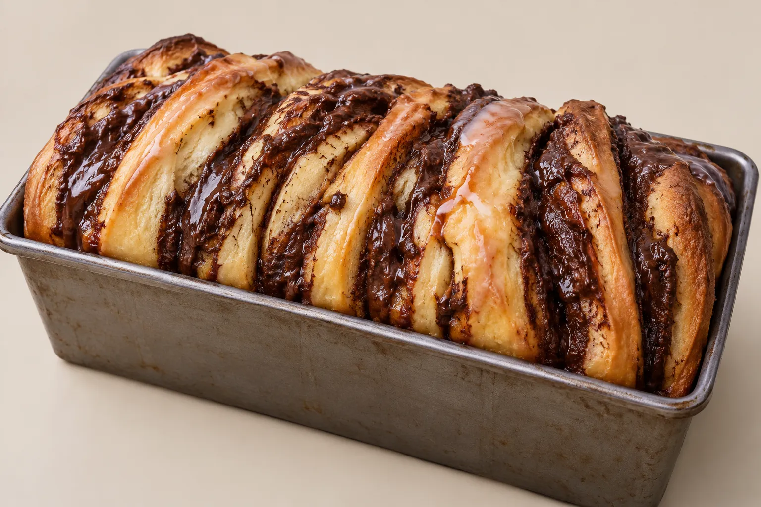 Chocolate Pull-Apart Yeast Cake