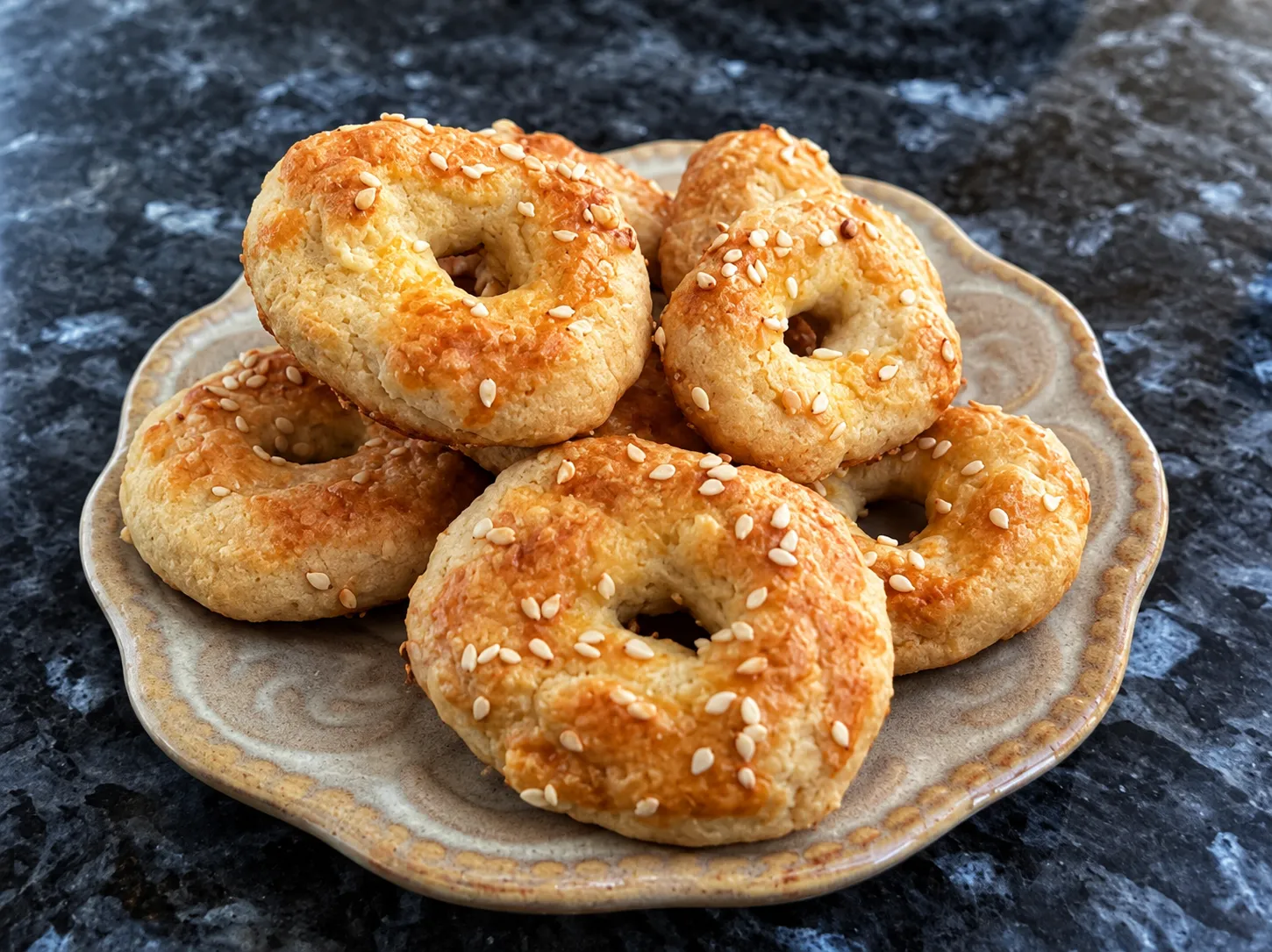 Savory Sesame Ka'ak Cookies (Abadi-Style)