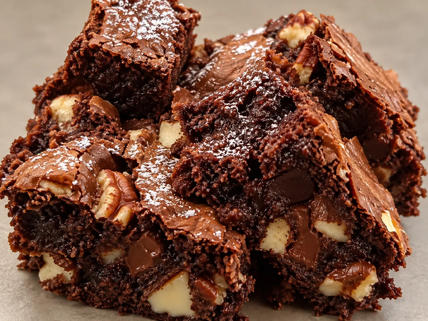 Triple Chocolate Brownies