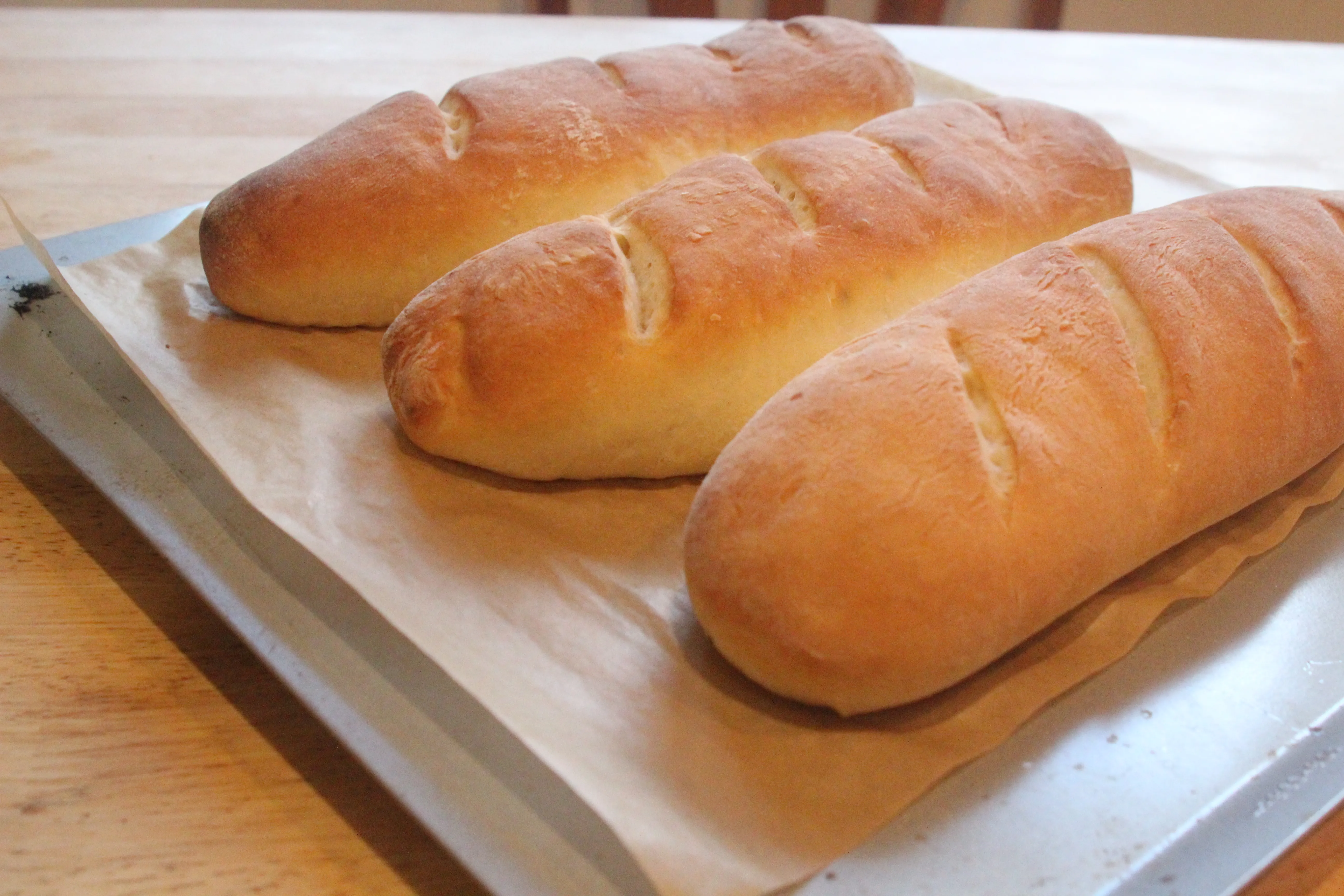 Soft French-style loaves